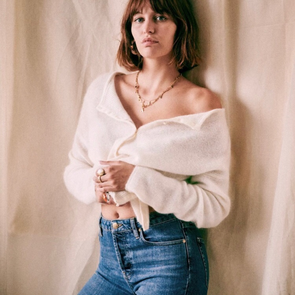 ✨Sézane Gaspard Jumper in Ecru✨